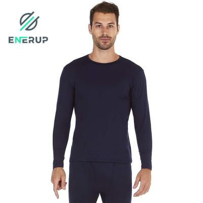 China John Homme Plain Man Full Enerup Lenzing Fitness Modal High Quality Custom QUICK DRY Mens Long Sleeve T-Shirt for sale