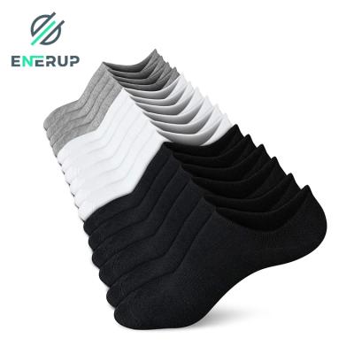 China Breathable Sports Antibacterial Women And Men Ion No Show Socks Copper QUICK DRY Factory Enerup OEM/ODM for sale