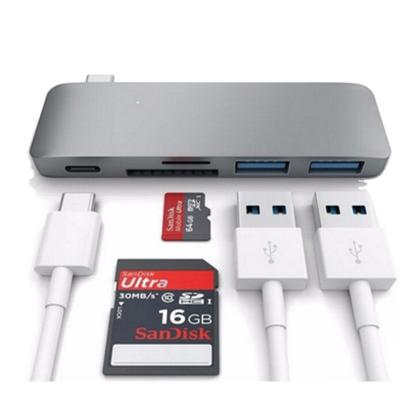 China Customized Multiports Aluminum PD USB3.0 HD MI Type-C SD Adapter USB Hub USB Hub For Mac Book for sale