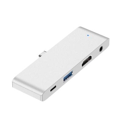 China TYPE C port portable compact charge 4 port usb 2.0 splitter hub type low MOQ (PD charging) usb c 3.0 hub for laptop for sale