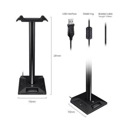 China New modern style RGB protable foldable earphone stand for sale