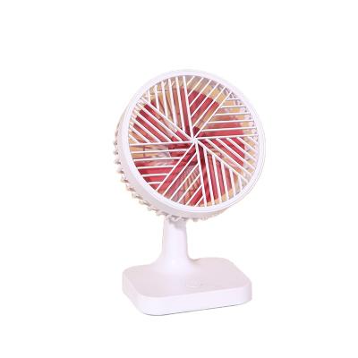 China Hotel new 2021 summer USB battery fan desk with 2000mAh 18650 battery for sale