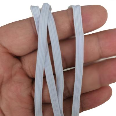 China Elastic clothing accessories slap with elastic running rope horse belt 5MM elastic from factory wholesale 4MM polyurethane latex elastic band for sale