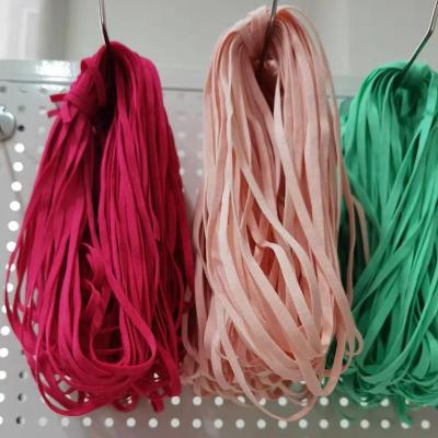 China Elastic Colorful Elastic Earloop Flat Rope Tie Band 5MM For Facemask Ear Loop for sale