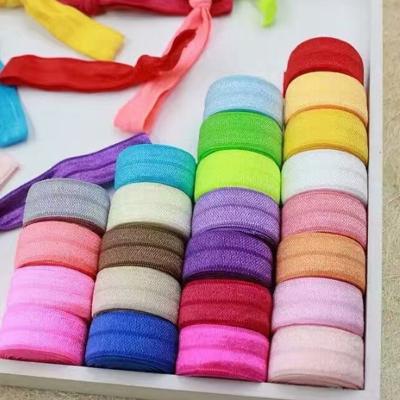 China High Tenacity Elastic Fold Over Elastic Waist Bra Strap Elastic Bandage Waistband For Garment And Underwear for sale