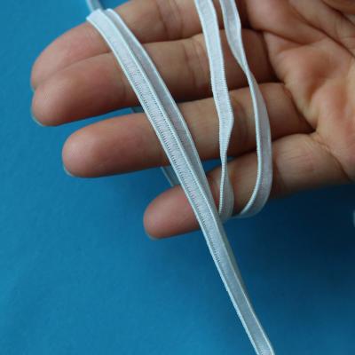 China Wholesale Rubber Band One Double 4mm Rubber Band White Elastic Natural Rubber Band For PE Shower Cap for sale