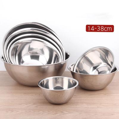 China Sustainable Wholesale Soup Bowl Heat Insulated Salad Mixing Bowls 304 Stainless Steel Double Walled Serving Rice Bowl for sale