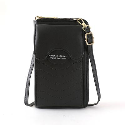 China Fashion Cell Phone Wallet Lady Purse Phone Pouch Wristlet Wristlet Cross - Body Shoulder Bag for sale