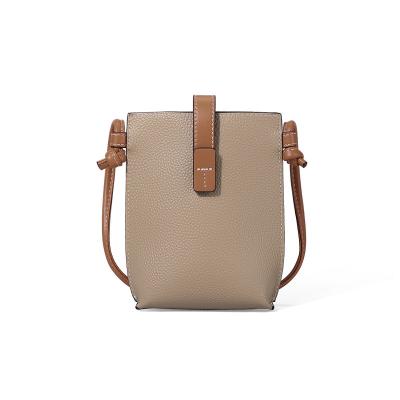 China New Top Layer Style Ladies Mobile Phone Shoulder Bag Mini Women Cross Leather - Genuine Leather Messenger Body Cell Phone Purse Bags for sale