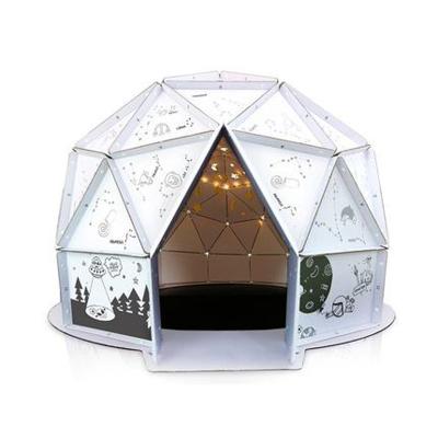 China Kids Toy Educational Wholesale Cardboard Dome Playground Eco Multifuncion Indoor Play Space House Eco-friendly for sale