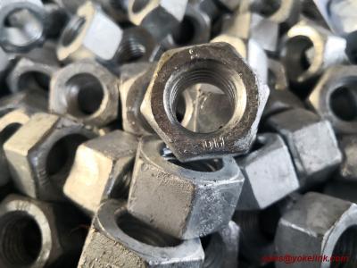 China ASTM A194 2H Heavy Hex Nut Galvanized For Heavy Industrial Fastening for sale