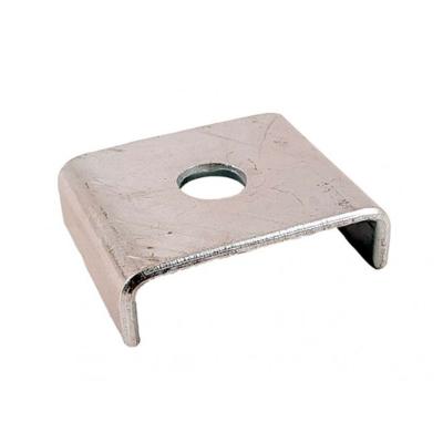 China Heavy Duty Electrogalvanized Carbon Steel Bearing Plate Channel Washers For Strut Channels Support Sytem for sale