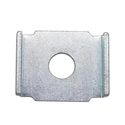 China Carbon Steel Square Channel Washer U Strut Saddle Washer Heavy Duty Bracket Fasteners For Strut Channel for sale