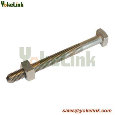 China Hot Dip Galvanized Square Head Machine Bolt per ANSI C135.1 for sale