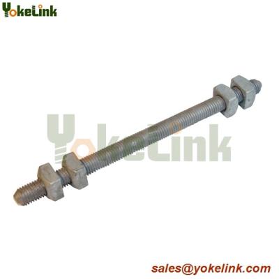 China Manufacturer High Quality Hot Dip Galvanized Double Arming Bolt for sale