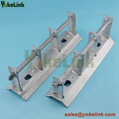 China Carbon steel Hot Dip Galvanized Secondary Rack Powerline Hardware for sale