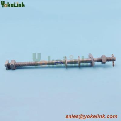 China Poleline hardware ANSI135.31 Carbon steel single upset spool bolt for sale