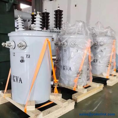 China 50 KVA Single Phase Oil Immersed Distribution Transformer For Industrial Electricity for sale