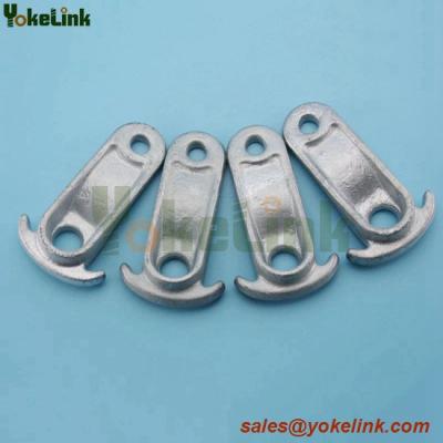 China Forged Steel Hot Dip Galvanized deadend fitting Attachment Guy Hook for sale