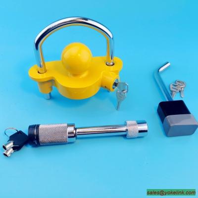 China Tow Coupling Lock Hitch Security Kit Trailer Hitch Coupler Lock for sale