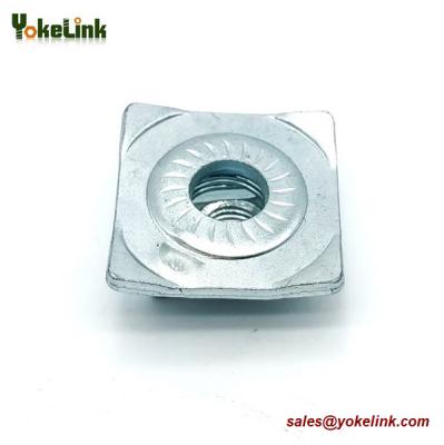 China Zinc Plated Combo Nut Washer M10 Combo Channel Nut Square Washer for sale