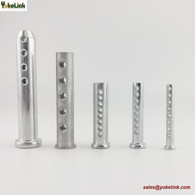 China Zinc Plating Universal Adjustable Clevis Pins with 4 holes for sale