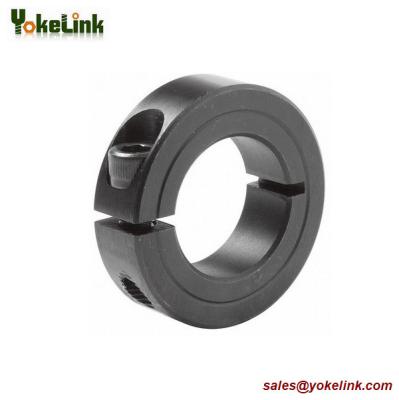 China Single split shaft collar 50 mm one piece Clamp Shaft Collars with Black Oxide finish for sale