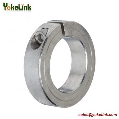 China Single split shaft collar 25 mm one piece Clamp Shaft Collars with Zinc Plating for sale