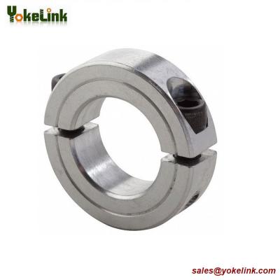 China Double split shaft collar 25 mm two piece Clamp Shaft Collars with Zinc Plating for sale