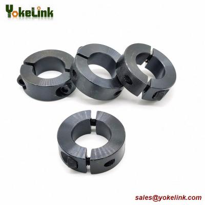 China Carbon Steel Double split shaft collar 25 mm two piece Clamp Shaft Collars for sale