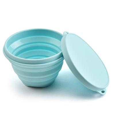 China Collapsible Collapsible Picnic Bowl Silicone Collapsible Bowl Silicone Bowl for sale