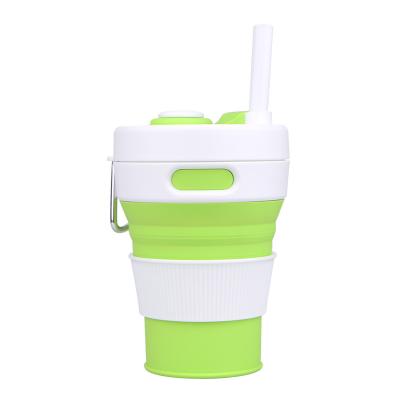 China Viable Silicone Water Cup Silicone Foldingtravel Collapsible Cup Silicone Cup for sale