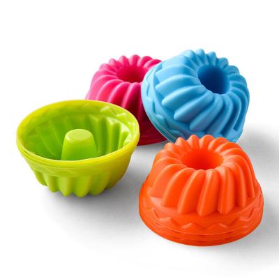 China Sustainable Silicone Donut Mold Baking Molds Plain Donut Mold for sale