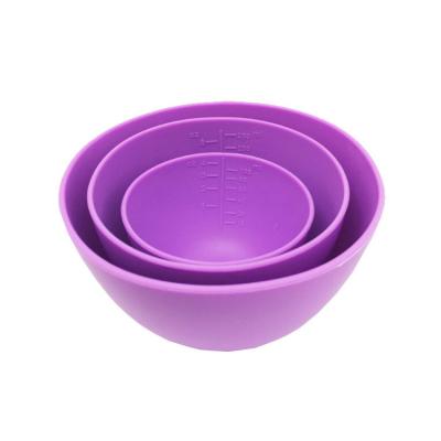 China Viable High Quality Silicone Mask Mixing Bowl Silicone PP Facial Mask Mixing Bowl for sale