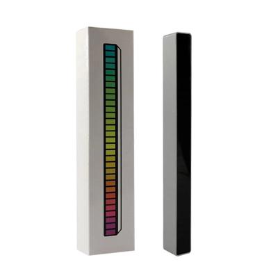 China Pickup Eclectic Voice-Activated Light Rhythm Ambient Light Colorful Sound Control Ambient Lights with 32 Music Level Meter Bit Tubes for sale