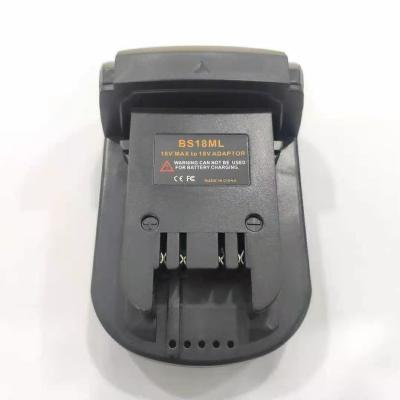 China Electric Tool Power Tool Battery Converter BS18ML 18V Lithium Battery Adapter for sale