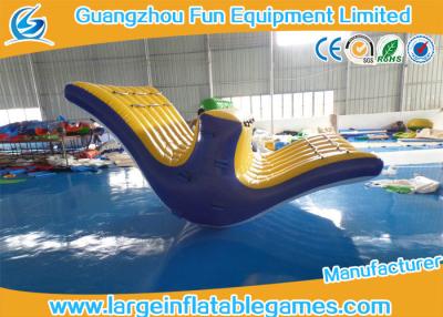 China El Totter inflable asombroso del agua explota la soldadura del parque del agua para los niños/los adultos en venta