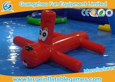 China 0.9mm PVC Inflatable Water Park Games Red Inflatable Dragonfly Water Toys For Children for sale