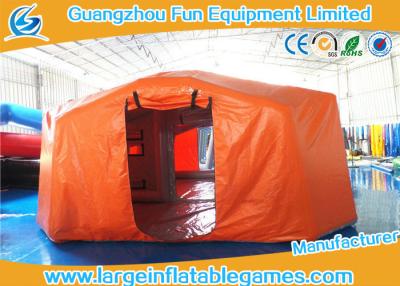 China Air Tight Inflatable Air Tent For Emergency , Emergency Air Tent With Flame Retardant Material for sale