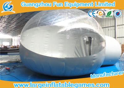 China Outdoor Christmas Inflatable Snow Globe With Blowing Snow , CE Certification for sale