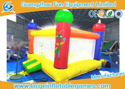 China Mini Commercial Inflatable Bouncer With Slide , 0.55mm PVC Material for sale