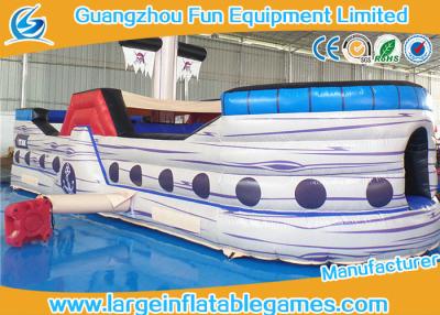 China Toddler Funny Pirate Inflatable Obstacle Course Equipment Portable Toy for sale