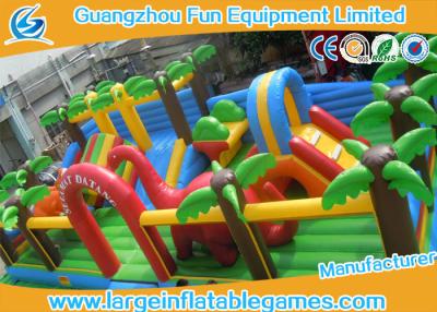 China Giant Jungle Large Inflatable Games , Inflatable Bouncer Jumper For Amusement Park for sale