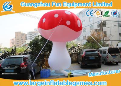 China Oxford Cloth Inflatable Mushroom Decoration Cartoon Characters For Event for sale