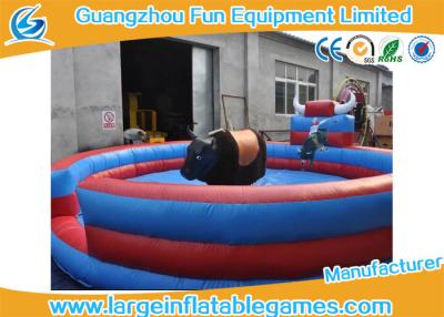 China Montar a caballo inflable mecánico colorido de 0.55mmPVC Bull para los juegos del deporte en venta