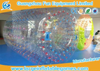 China Transparent Clear Water Aqua Inflatable Zorb Ball , Inflatable Hamster Ball For People for sale