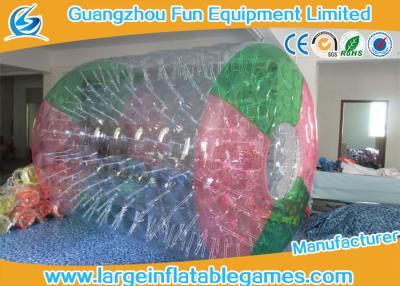 China Safe Waterproof Inflatable Water Roller , Gaint Inflatable Hamster Ball For People for sale