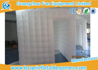 China Multi Color Inflatable Air Tent Square Tent Booth With Led Lighting for sale