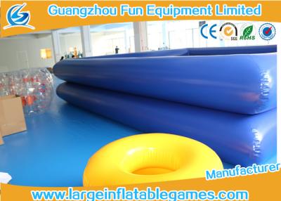 China Water Park Equipment Inflatable Water Pool , Inflatable Square Pool For Paddle Boats for sale