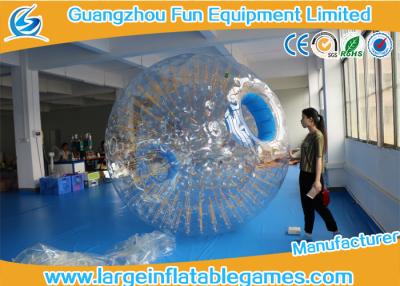 China Transparent Inflatable Human Hamster Ball Body Zorb Ball For Adult / Small Kids for sale